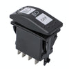12V Car Modified Far Near Light Self-Locking Waterproof Switch(Black)