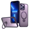 For iPhone 13 Pro Wing Series Gen2 MagSafe Metal Ring Holder Phone Case(Dark Purple)