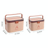 Household Plastic Small Medicine Box Portable Medicine Storage Box, Size: 27.7 x 20.4 x 19.4cm(Blue)