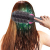 2 in 1 Multi-functional Comb Styling Rotating Hot Hair Dryer Straightener Curler US Plug