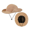 Autumn And Winter Sunscreen Fisherman Hat Camping Warming Large Eaves Corduroy Mountaineering Hood, Size: L 58-60cm(Light Brown)