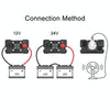 Carmaer 1200W Car Smart Multi-function Digital Display Inverter Household Power Converter, Specification:12V to 220V