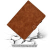 For Samsung Galaxy Tab A7 Lite T220 Cowhide Texture Horizontal Flip Leather Case with Holder & Card Slots & Pen Slot(Brown)