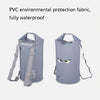10L SPORON Outdoor Seaside Beach Swimming Rafting Waterproof Bag PVC Mesh Cloth Storage Bucket Bag(Orange)