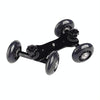 DEBO First Generation Camera Truck / Floor Table Video Slider Track Dolly Car for DSLR Camera / Camcorders(Black)