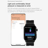 GT22 1.85 inch TFT Screen Silicone Band Health Smart Watch, Support Bluetooth Call / Plateau Blood Oxygen / Body Temperature / Arrhythmia / TI Heart Rate Monitoring(Black)