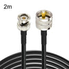 2m RG58 BNC Male to UHF Male Adapter Cable
