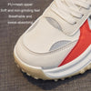 Women Breathable Thick Sole Lightweight Sneakers, Size: 39(Red)