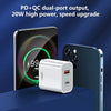 REMAX RP-U68 Speedy Series 20W USB+USB-C/Type-C Interface Fast Charger, Specification:EU Plug(White)