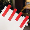 5pcs /Set Christmas Hairpin Set Snowman Bow Duckbill Clip Children Cute Hair Accessories, Style: NO.4 Christmas Hat
