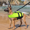 Inflatable Dog Life Jacket, Medium (52-70cm Chest), Fluorescent Green