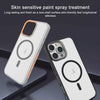 For iPhone 13 Frosted Translucent Side Ice Fog Cooling MagSafe Phone Case(Light Purple)