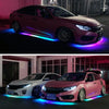 Car Modification Symphony Voice Control LED Chassis Lights, Specification:4 x 60cm + 2 x 180cm