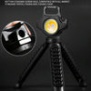 E-SMARTER W5133 Mini Keychain Strong Light Portable Flashlight, Specification: Black+Tripod