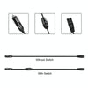 12V/24V Car Refrigerator Cable B Suffix Cigarette Lighter Plug Power Cord, Length: 1m With Switch