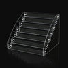 7 Layers Acrylic Nail Polish Display Rack Transparent Ladder Stand Cosmetic Essential Oil Bottle Holder