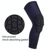 Hot Pressed Honeycomb Knee Pads Basketball Climbing Sports Knee Pads Protective Gear, Specification: M (Black)