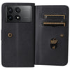 For Redmi K70 Multi-Function Wallet 10 Card Slots Leather Phone Case(Black)