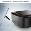 XJ-005 Car / Household Solar Energy Smart Touch Control Air Purifier Negative Ions Air Cleaner(Black)
