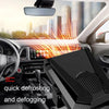 12V Car Heater Fan Defrost Defogger(Black)