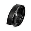 Men Casual Cow Leather Belt Waistband, Length: 125cm(Black)