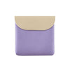D9900 Simple Lipstick Bag PU Leather Sanitary Storage Bags(Purple)