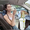 For 8-40oz Portable Sports Water Mug Lanyard Cup Cover Hand-Woven Cute Daisy Mug Strap(Khaki)