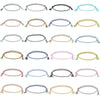 1010-89 Four-strand Colorful Braided Rope Adjustable Bracelet(1)