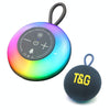 T&G TG-422 TWS Outdoor IPX6 Portable Wireless Bluetooth Speaker with RGB Light(Blue)