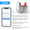 KONNWEI BK200 6V/12V/24V Car Bluetooth Battery Tester(Silver)