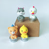 Cute Shaking Head Spring Car Decoration Cake Baking Mini Potted Resin Decoration, Specification: Rabbit