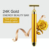 Beauty Electric Facial Pulse Roller Massager(24K Gold)