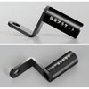 Motorcycle Rear View Mirror Aluminum Alloy Bracket(Black)