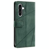 For Samsung Galaxy A36 5G Skin Feel Splicing Leather Phone Case(Green)