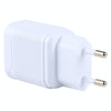LZ-728 2 in 1 18W QC 3.0 USB Interface Travel Charger + USB to 8 Pin Data Cable Set, EU Plug, Cable Length: 1m(White)