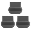 3pcs Anti Dirty Handle Toilet Lid Lifter Bathroom Bidet Seat Lifting Lid Kit(Gray)