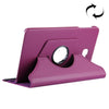 For Galaxy Tab A 10.1 / T580 Litchi Texture Horizontal Flip 360 Degrees Rotation Leather Case with Holder(Purple)