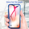 For iPhone XS Max Ultra Slim Double Sides Magnetic Adsorption Angular Frame Tempered Glass Magnet Flip Case(Gold)