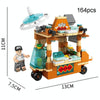 LELE BROTHER Children Assembling Mini City Street Scene Building Blocks, Style: 8613-1 Stinky Tofu Car
