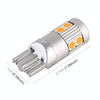 4 PCS T10 DC12V / 2W Car Clearance Light 9LEDs SMD-3030 Lamp Beads (Yellow Light)