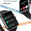 Aluminum Voice Assistant Music Blood Glucose Watch(Black)