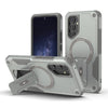 For Samsung Galaxy A54 5G Armor MagSafe Holder PC Hybrid TPU Phone Case(Grey)