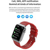 T50 1.85 inch Silicone Band IP67 Waterproof Smart Watch Supports Voice Assistant / Health Monitoring(Red)