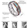 Ceramic Tungsten Steel Dragon Texture Ring for Men, Ring Size:10