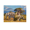 2.1m x 1.5m Grassland Lion Animal Photography Background Cloth(W105)