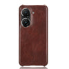For ASUS Zenfone 9 Litchi Texture Back Cover Phone Case (Brown)