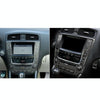 Car Carbon Fiber Navigation Panel B Decorative Sticker for Lexus IS250 300 350C 2006-2012, Left and Right Drive Universal