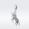 Unicorn DIY Beaded Ladies Bracelet Necklace Accessories S925 Sterling Silver Pendant Beads, Style:Bead