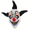 Halloween Festival Party Latex Wizard Clown Frightened Mask Headgear, with Hair