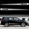 2 PCS/Set D-707 Striped Totem Pattern Car Modified Decorative Sticker(White)